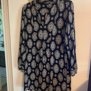 Zara Woman cotton tunic top. Black & Grey Size L